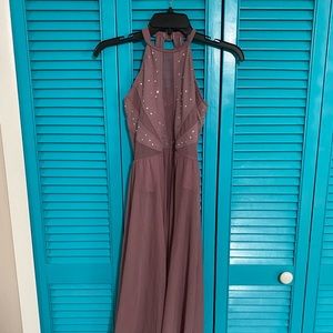 High Neck Halter Dress Dance costume